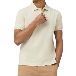 Fournisseur en gros de polos en coton blanc pour hommes, polos avec poche pour hommes, polos formels pour hommes - Product Image 1