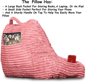OEM Custom Factory Soft <b>Reading</b> Bed Rest <b>Pillow</b> Comfortable Back Rest for Hotels - Product Image 4