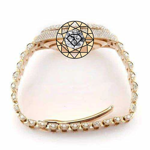 Reloj de Lujo Unisex de Cuarzo con Diamantes en Oro Amarillo y Acero Inoxidable, con Cierre de Hebilla, Ecológico, Ligero y con Fecha Automática - Product Image 2