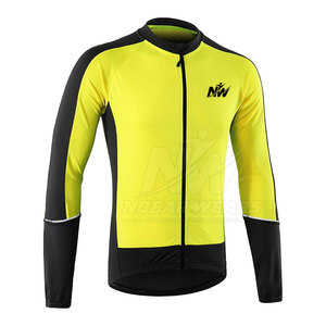 Long Sleeve <b>Cycling</b> Jersey With Quick Dry Fabric Comfortable Fit <b>Cycling</b> Apparel Outdoor Activities Bulk Order Available - Product Image 3
