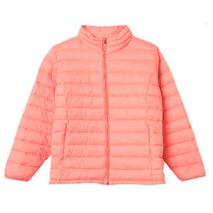 Wholesale Breathable Puffer Coated Women Short Cropped Zip Winter <b>Jackets</b> Solid Zipper Spring custom logo printing puffer <b>jacket</b> - Product Image 1