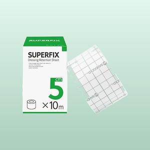 ผ้าพันแผลชนิดม้วน Superfix ขนาด 5 ซม. x 10 ม. ผ้าไม่ทอแบบมีกาวในตัว สำหรับพันแผลทางการแพทย์ - Product Image 6