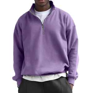 Sudaderas de Invierno para Hombre de Primera Calidad, Bordadas, 100% Algodón, Corte Regular, con Diseño de Cremallera, Gran Venta - Product Image 5