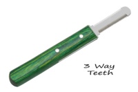 Couteau à dénuder pour animaux de compagnie peigne de toilettage 3 en 1 chat chien chiot chat chien peigne de toilettage pour animaux de compagnie coupe de cheveux fin moyen grossier