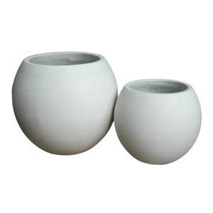 Pots à fleurs décoratifs en béton et ciment, design vietnamien, durables, avec trou de drainage, étiquette personnalisée, vente en gros - Product Image 1