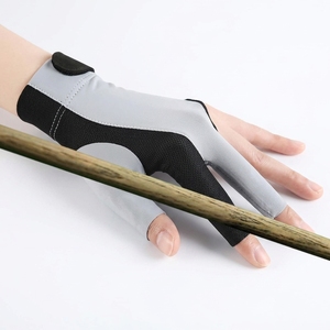 ถุงมือสนุกเกอร์มืออาชีพ ถุงมือควบคุมไม้คิวแบบเรียบ ถุงมือกันลื่น สวมใส่สบาย ถุงมือสามนิ้ว - Product Image 4