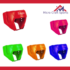 Professional Boxing Head Guard Pu Leather Face Protection Durable Adjustable Design Eco-Friendly Customizable Sports Gear - Product Image 2