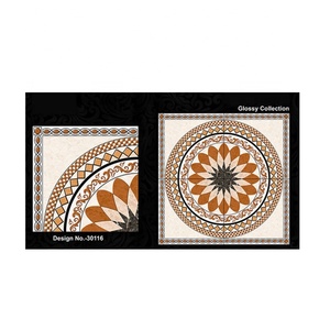 การออกแบบล่าสุดกระเบื้องบุผนังดอกไม้กระเบื้องปูพื้นเซรามิกคอลเลกชันมันเงามาตรฐานอุตสาหกรรมกระเบื้องบุผนังเซรามิกขัด - Product Image 2