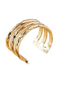 Pulseras de muñeca de latón chapadas en oro delicadas de uso diario para damas populares a la venta Brazaletes de moda atractivos - Product Image 2