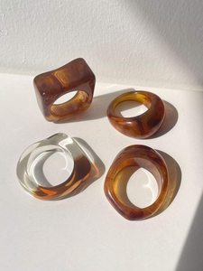 Anillo de Resina con la Mejor Combinación de Colores, Nuevo Diseño de GLOWIN FASHION - Product Image 5