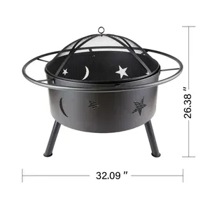 Contemporary Handmade <b>Fire</b> Bowl For Landscape Designers Luxury Resorts And Garden Decor CollectionsStainless Steel Indoor - Product Image 2
