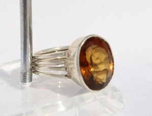 Wholesale Smokey Topaz <b>Silver</b> <b>Ring</b> Handmade <b>925</b> Sterling <b>Silver</b> Gemstone Jewelry for Women - Product Image 2
