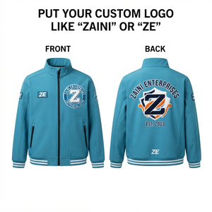 ZAINI Premium 220 Grams <b>Men's</b> Hooded Softshell <b>Jacket</b> Eco-Friendly Breathable Windproof Water Resistant <b>Warm</b> Fleece Lined Full - Product Image 1