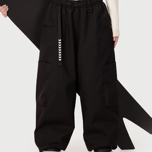 Unisex Snowboarding Skiing Black Baggy Pants Warm Loose Skiing <b>Ski</b> Trousers Winter Outdoor Waterproof Man Snowboard Pants - Product Image 2