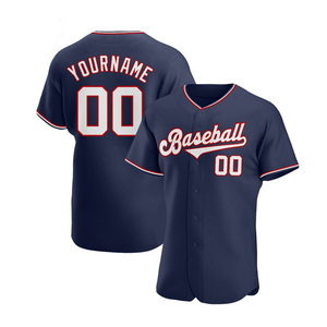 Maillots de baseball personnalisés brodés en gros – Maillots unisexes pas chers en polyester/coton avec fermeture éclair sans manches, personnalisables par sublimation - Product Image 4
