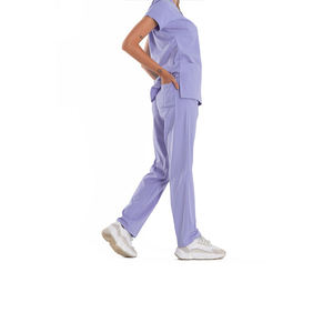 Conjunto de Uniforme Médico para Mujer, Ropa de Trabajo para Enfermeras de Hospital, Tela Elástica Transpirable, Fabricante de Fábrica con Etiqueta Privada OEM Personalizada - Product Image 5