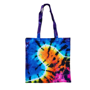 New Quality Heavy Cotton Canvas Shopping Tie Dye Tote <b>Bags</b> With Closure Comfortable Custom Logo And Size - Product Image 1