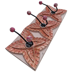 Smart Art Wood Carving <b>Wall</b> Hangings <b>Key</b> Hanger 3 <b>Hooks</b> Wooden <b>Wall</b> Mount <b>Key</b> Hanger <b>Wall</b> Personalized <b>Key</b> <b>Hooks</b> Engineered Wood - Product Image 3