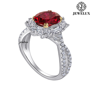 High Quality Unisex 925 Silver 22K <b>Gold</b> Plated Crown <b>Cocktail</b> <b>Ring</b> with IGI Certificate for Wedding Engagement Party From India - Product Image 3
