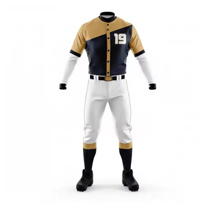 Uniforme de Béisbol con Logotipo Personalizado, Uniforme Deportivo Hecho en Fábrica, Diseño Único, Ropa Deportiva, Uniformes de Béisbol Unisex - Product Image 1