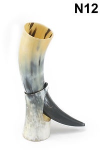 Soporte para Cuerno Vikingo, Diseño Natural, Hecho a Mano, Alta Calidad, Feng Shui, Opción de Logotipo Personalizado - Product Image 4