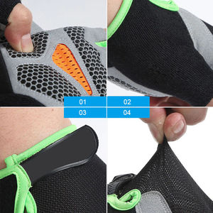 Guantes Deportivos de Gimnasio Transpirables y Ajustables de Alta Calidad con Correa para la Muñeca, Ideales para Motocross - Product Image 4