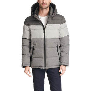 Veste d'hiver matelassée en duvet pour homme, surdimensionnée, personnalisable avec logo, idéale pour l'extérieur, vente en gros - Product Image 1