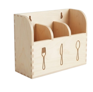 Wooden Serving Caddy Customized Design Handmade Light Brown Wholesale Exporter <b>Wood</b> Caddy Bulk Supplies - Product Image 2