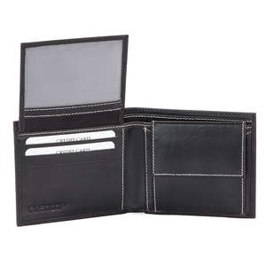 Portefeuille de luxe tendance pour homme en cuir véritable avec fermeture ouverte, design long, doublure en polyester, idéal pour les voyages et les affaires - Product Image 4