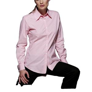 Chemisier décontracté pour femme, col en V, boutonné, idéal pour le bureau, couleurs personnalisables, du fournisseur BD - Product Image 2