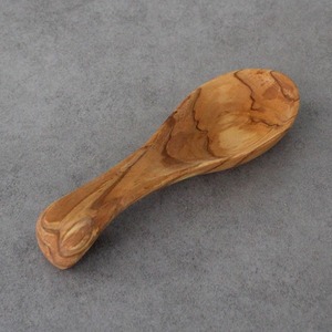 Reposacucharas Artesanal de Madera de Olivo, Decoración Rústica para Cocina de Jerusalén y Accesorio de Cocina Ecológico - Product Image 3