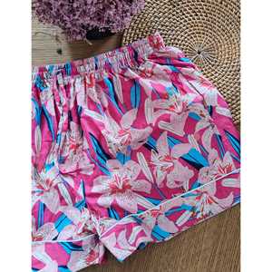 Pantalones cortos de dormir para mujer, color rosa, marca Lillies Sale, talla M - Product Image 3