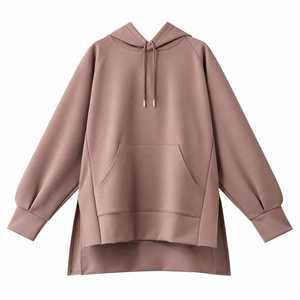 Sudadera con Capucha Extra Grande para Mujer, Transpirable, Ecológica, de Poliéster/Algodón, con Bolsillo Tipo Canguro, para Invierno/Primavera/Otoño - Product Image 4