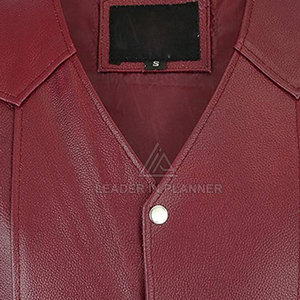 2026 Custom Made Wholesale Rate Men Winter Casual Leather Vest High Quality Breathable Eco-Friendly Durable <b>Material</b> - Product Image 5