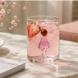 Handmade Borosilicate 280ml Clear Drinking <b>Tumblers</b> Lead-Free <b>Whisky</b> Water Juice Glasses Reusable Bulk - Product Image 1
