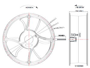 พัดลมแบบแกนหมุนที่ได้รับการรับรองมาตรฐาน ATEX ป้องกันการระเบิด ใบพัดพลาสติกแบบลูกปืนคู่ ปรับแต่งได้ตามความต้องการ OEM พัดลม AC/EC - Product Image 3