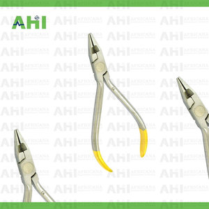 Pince orthodontique ergonomique AHI en acier inoxydable pour la pliage et la coupe de fils, avec ressort, certifiée CE - Product Image 5