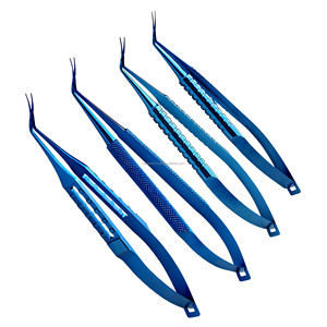 Ensemble de micro-pinces et porte-aiguilles en titane anodisé pour interventions microchirurgicales délicates - Fournisseur en gros - Product Image 3