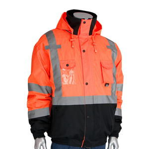 ANSI Class 3 Reflective <b>Jacket</b> High Visibility Waterproof Safety Workwear for Construction and Traffic Workers - Product Image 1