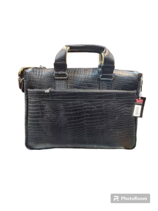 Maletín de Oficina de Cuero Genuino de Lujo, Maletín Ejecutivo Premium, Espacioso para Portátil y Documentos, Resistente, para Viajes Profesionales - Product Image 3