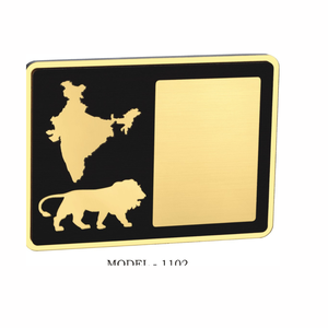 Premium Wooden Metal Momentos Modern Square Shape Recognition <b>Plaque</b> Elegant Desktop Award For Office Success School Achievement - Product Image 3