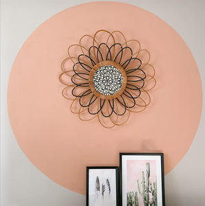 Accessoires de décoration pour salon, art mural décoratif en nacre et rotin, fournisseur Vietnamien - Product Image 6