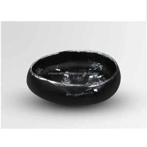 Bols en résine aspect fumé de luxe | | Bols de service artisanaux aux motifs tourbillonnants uniques pour les repas modernes et les cadeaux | | Premium - Product Image 3