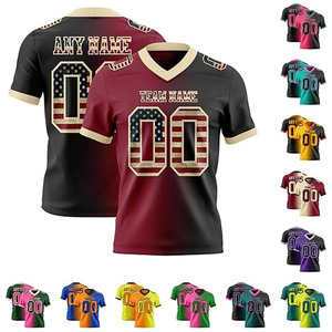 Maillots de football sublimés personnalisés – Uniformes d'équipe à dégradé personnalisé - Product Image 1