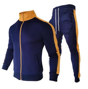 Factory Supply Men Tracksuit Custom Jogger Hoodie Sweatpants Set High Quality Material - Product Image 1