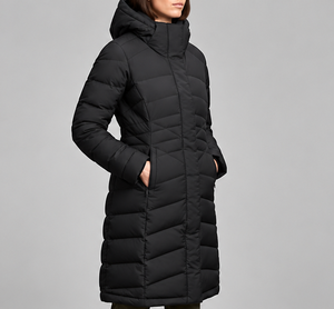 Chaquetas Parka Largas de Moda para Mujer, Nuevas y de Alta Calidad, Chaquetas Acolchadas, Fabricación de Chaquetas Acolchadas con Logotipo Personalizado, Chaquetas Acolchadas Sólidas - Product Image 2