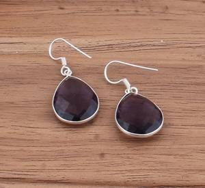 แหวนพลอยแอมะทิสต์ธรรมชาติขายส่ง เงินแท้ 925 พลอยสีม่วง เครื่องประดับงานแต่งงาน ราคาส่งจากโรงงาน - Product Image 3