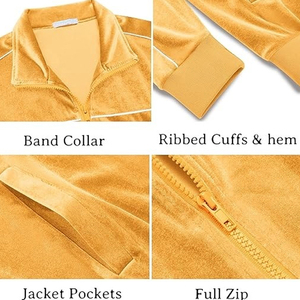Customized Men's Terry Winter Sporty <b>Tracksuit</b> Side Stripe Jacket Pants Set <b>Velour</b> Sweatsuit Gym - Product Image 4