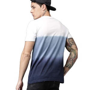 Camiseta de Hombre a Rayas de Alta Calidad, Cuello Redondo, Manga Corta, Corte Ajustado, Spandex/Algodón, Personalizada, Mejor Precio, Tejida en Bangladesh - Product Image 2