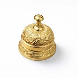 Campana de Mesa de Latón de Diseño Moderno para Recepción de Oficina con Construcción Duradera y Acabado Elegante - Product Image 4